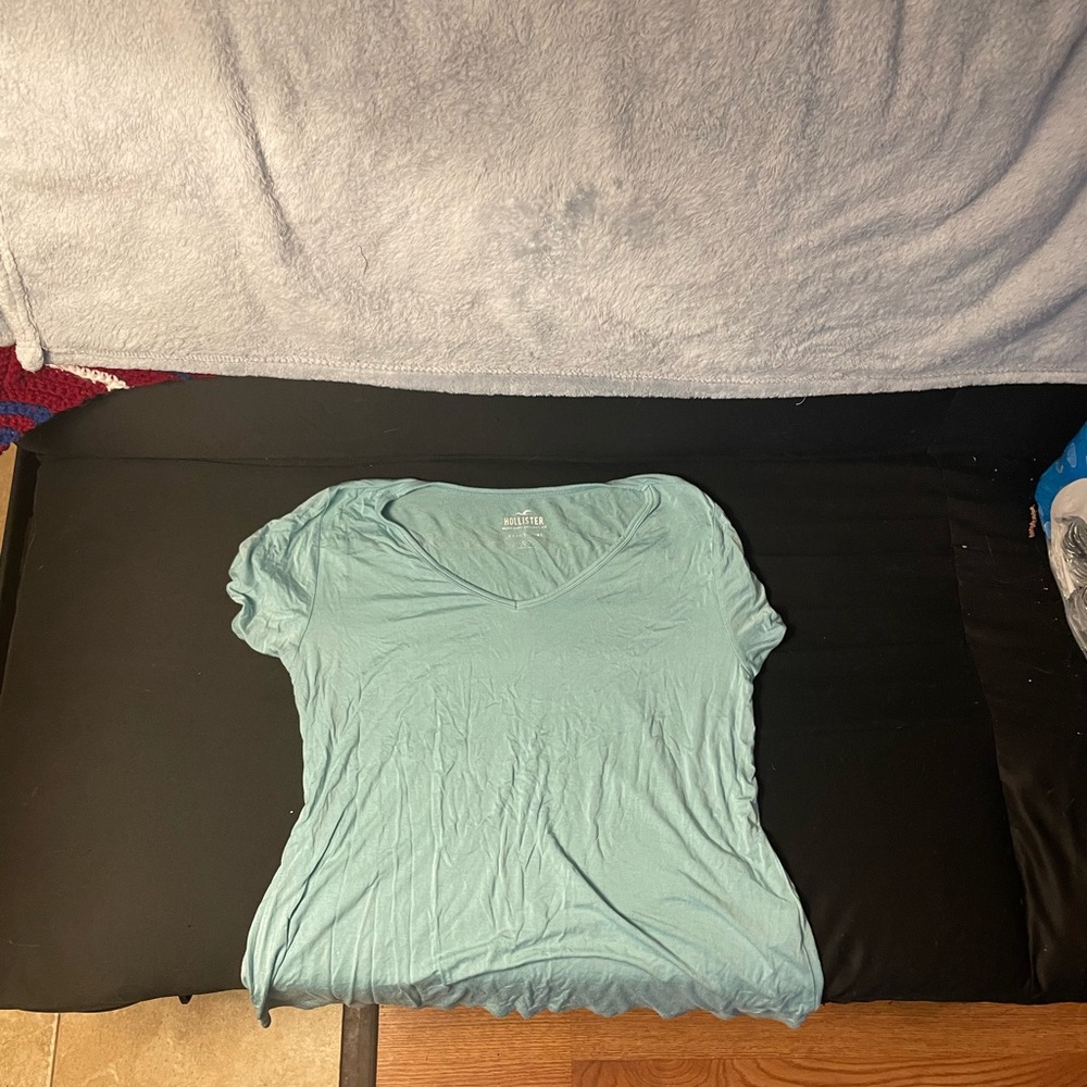Size Medium Hollister Light Blue Tee